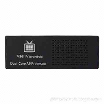 TV Dongle, Rockchips RK3066 Up to 1.6GHz ARM Cortex Dual-core A9+ 1080P Media + 3D GPU
